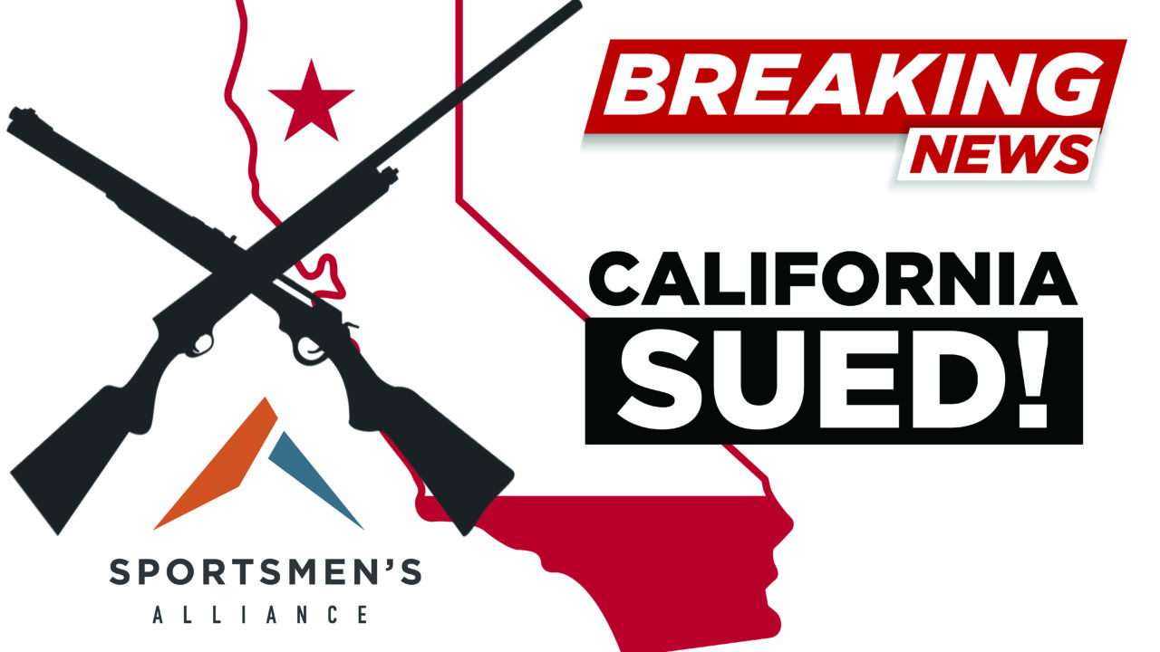 SAF sues California over youth hunting and firearm law