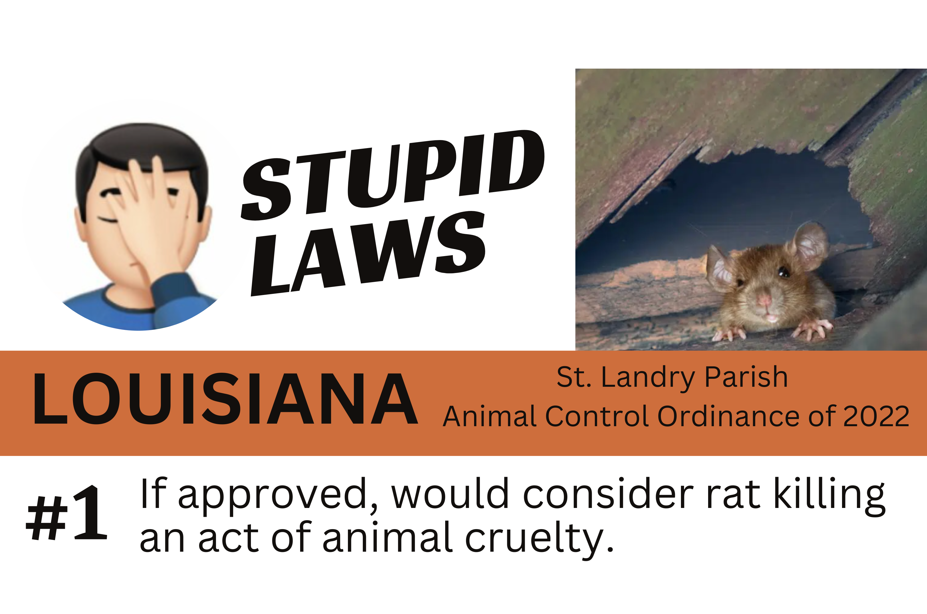 Louisiana “Animal Control Ordinance” Protects Rats - Sportsmen's Alliance