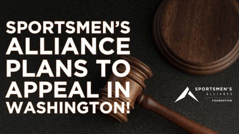 Sportsmen's Alliance Foundation plans to appeal decision to state Supreme Court in public records act case.