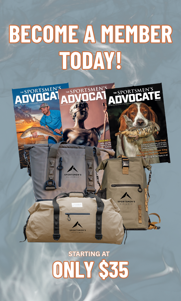 An incredible membership opportunity from the Sportsmen's Alliance