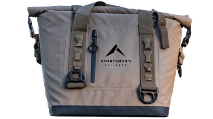 Sportsmen's Alliance Member Benefit $100: SA-branded dry bag cooler.