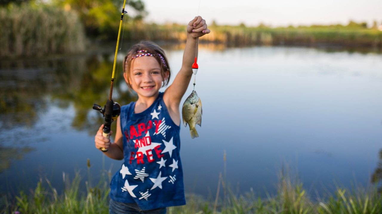 Youth fishing