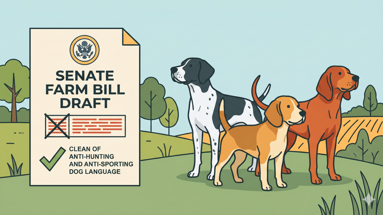 alt national farm bill senate clean of anti-hunting language