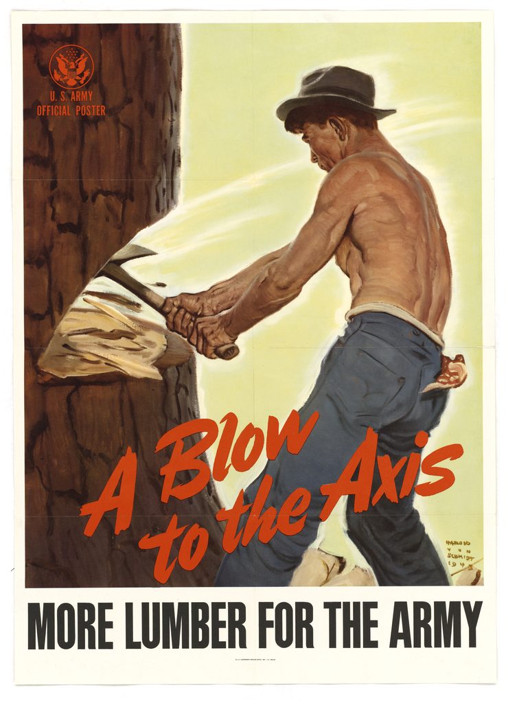 forestry war poster