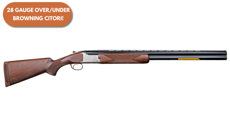 Mega Raffle Prize: Browning Citori White Satin 28 Gauge Shotgun