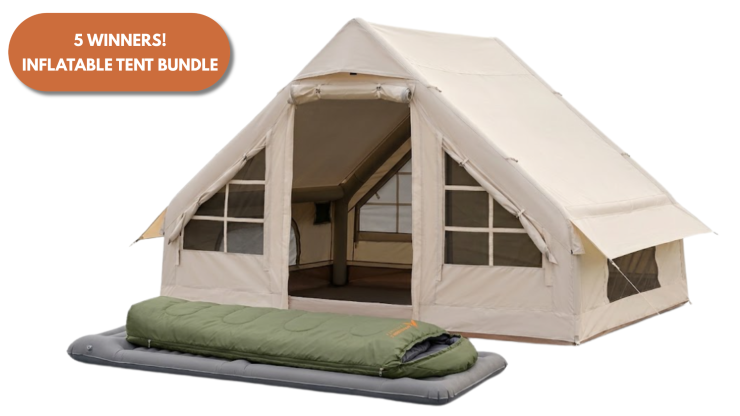 Mega Raffle Prize: Sportsmen's Alliance Inflatable Wall Tent & 2 Sportsmen's Alliance Sleeping Bags & Mats