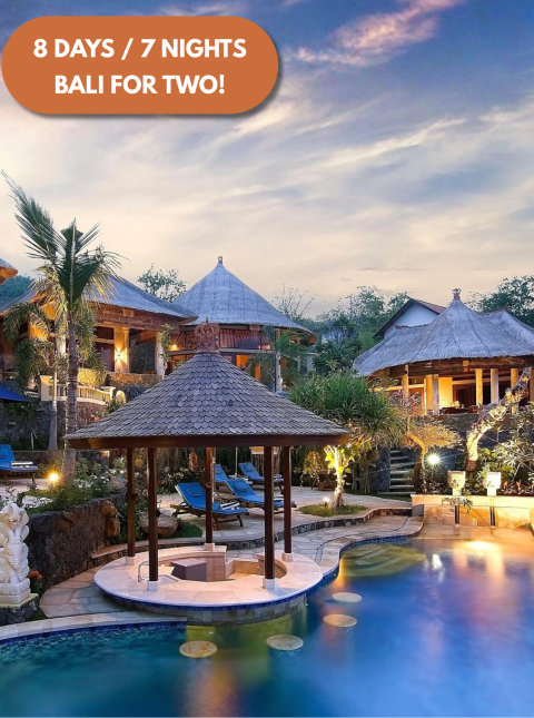 Mega Raffle Prize: Bali Luxury Vacation for Two