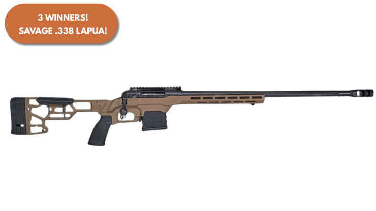 Mega Raffle Prize: Savage 110 Precision Rifle in .338 Lapua