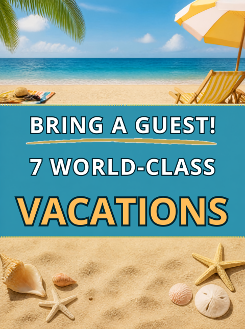 Mega Raffle Vacation Prizes around the world!
