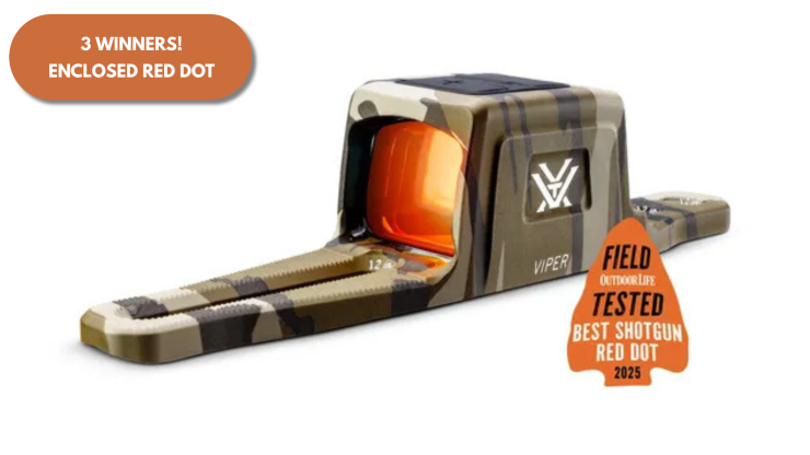 Mega Raffle Prize: Vortex Viper Shotgun Enclosed Red Dot Mossy Oak Bottomland